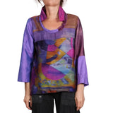 Tatiana Palnitska Blouse, Cubistically Sophisticated