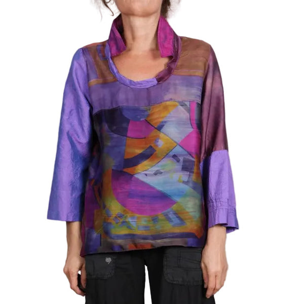 Tatiana Palnitska Blouse, Cubistically Sophisticated