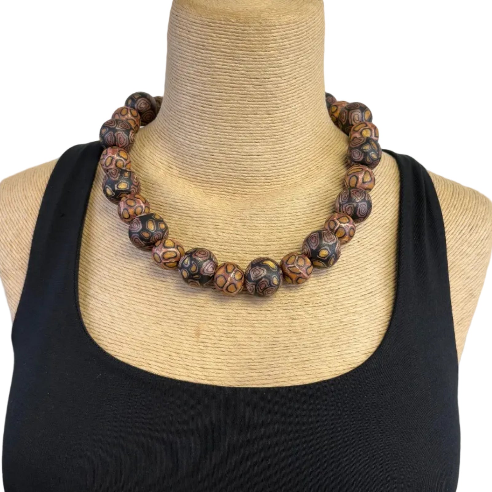 Dawn Siebel Necklace, Brown/Black