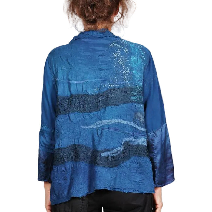 Tatiana Palnitska Top, Sea foam Along The Waves S