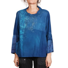 Tatiana Palnitska Top, Sea foam Along The Waves S