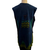 Holly Badgley Vest, Waistcoat, Eggplant Wool Crepe, M