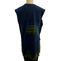 Holly Badgley Vest, Waistcoat, Eggplant Wool Crepe, M