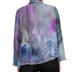 Tatiana Palnitska Top, A Turquoise Rain S/M