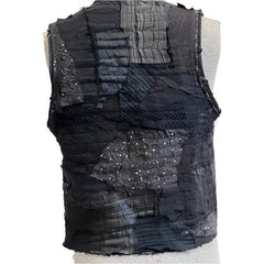 Catherine Bacon Vest, Wump, Japanese Duck Hunting, Black/Mosaic, XS/S