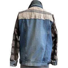 Catherine Bacon Jean Jacket, Wump, Sleeves Couture Izzy Miyake L