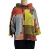 Andrea Geer Top, Funnel Neck, S/M