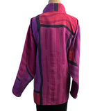 Kay Chapman Shirt, Issey, Patchwork, Pink/Violet L