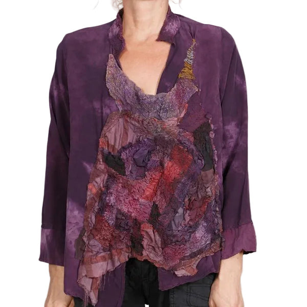 Tatiana Palnitska Blouse, Like Lava To Silk XS/S