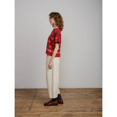 The Endery Tee, Bauhaus, Solstice, Red/Orange/Burgundy/Pink