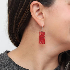 Sylca Designs Earrings, Vega, Red