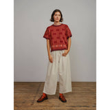 The Endery Tee, Bauhaus, Solstice, Red/Orange/Burgundy/Pink