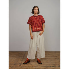 The Endery Tee, Bauhaus, Solstice, Red/Orange/Burgundy/Pink