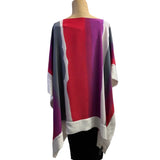 Kay Chapman Tunic, Elia, White/Violet/Red/Gray OS