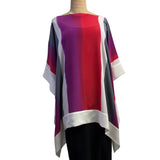 Kay Chapman Tunic, Elia, White/Violet/Red/Gray OS