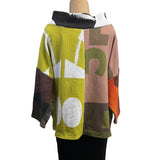 Andrea Geer Top, Reversible Funnel Neck, M/L