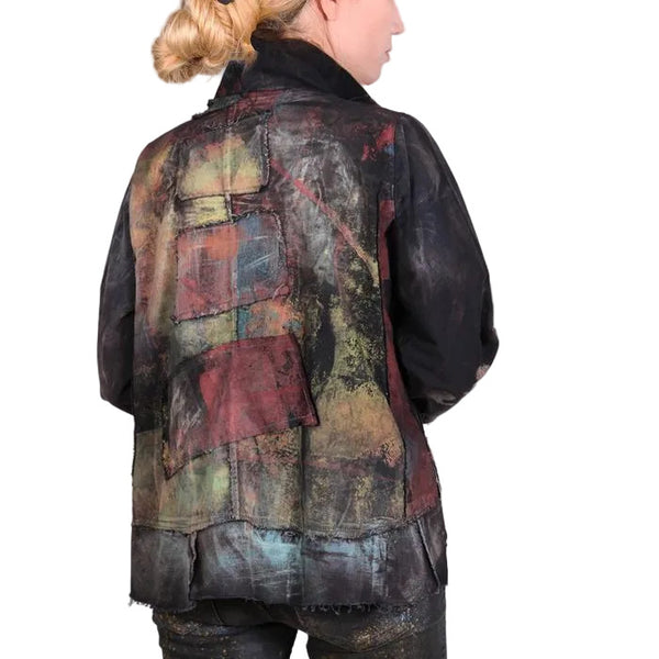 Tatiana Palnitska Jacket, A Colorful Modern Menuet M