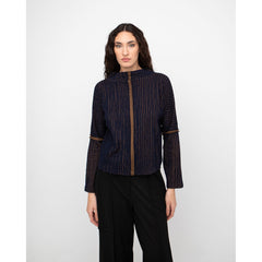 Ozai N Ku Pullover, Navy/Gold S, M & L