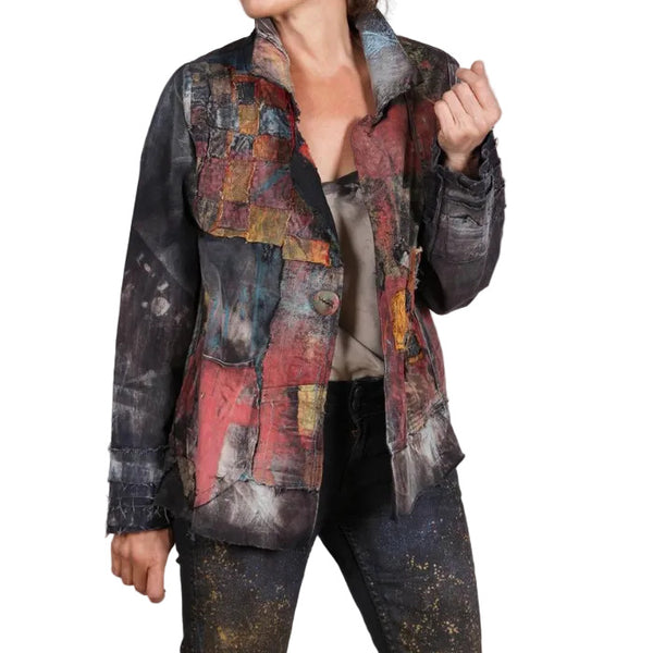 Tatiana Palnitska Jacket, A Colorful Modern Menuet M