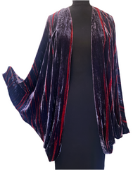 Doshi Jacket, Butterfly Flights of Fancy, Velvet Mulled Wine OS Fits S-XL