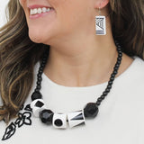 Sylca Designs Necklace, Nova Heritage, Black/White