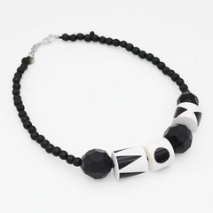 Sylca Designs Necklace, Nova Heritage, Black/White
