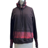 Catherine Bacon Hoodie, Wump, Shibori, Plum/Rose, L