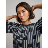 The Endery Tee, Bauhaus, Cinder, Green/Tan/Periwinkle/Black