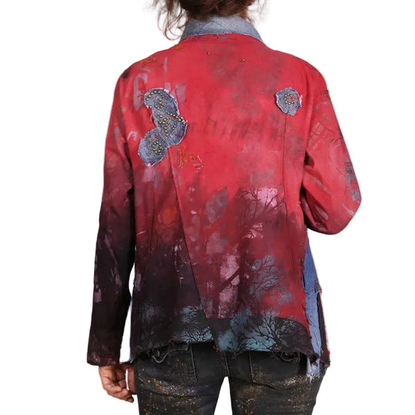 Tatiana Palnitska Jacket, Denim Islands In A Hot Ocean S/M