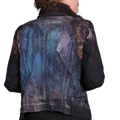 Tatiana Palnitska Jacket, Colorful Optical Illusion XS