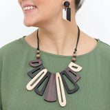 Sylca Designs Necklace, Boho Bloom, Brown