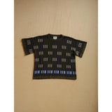 The Endery Tee, Bauhaus, Cinder, Green/Tan/Periwinkle/Black