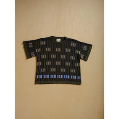 The Endery Tee, Bauhaus, Cinder, Green/Tan/Periwinkle/Black