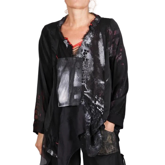 Tatiana Palnitska Blouse, So Many Leitmotifs To See L/XL