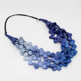 Sylca Designs Necklace,Gillian, Ombre Blue