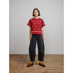 The Endery Tee, Bauhaus, Solstice, Red/Orange/Burgundy/Pink