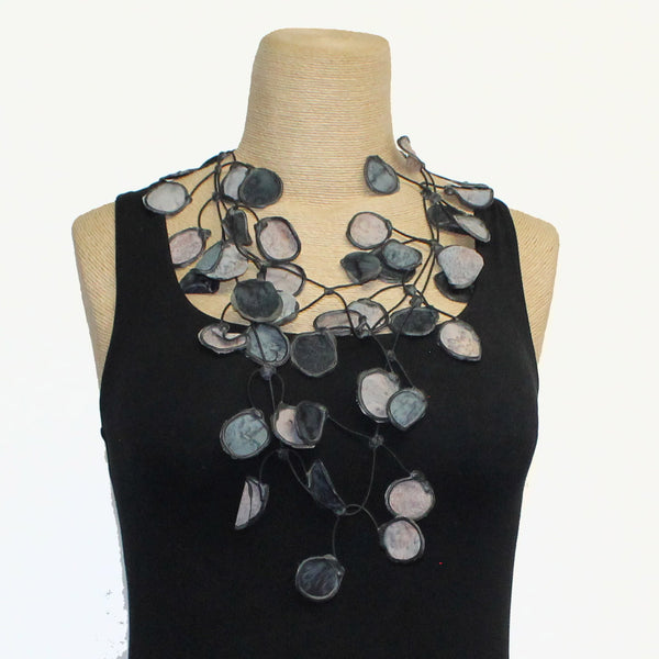 Annemieke Broenink Necklace, Ink, Grey