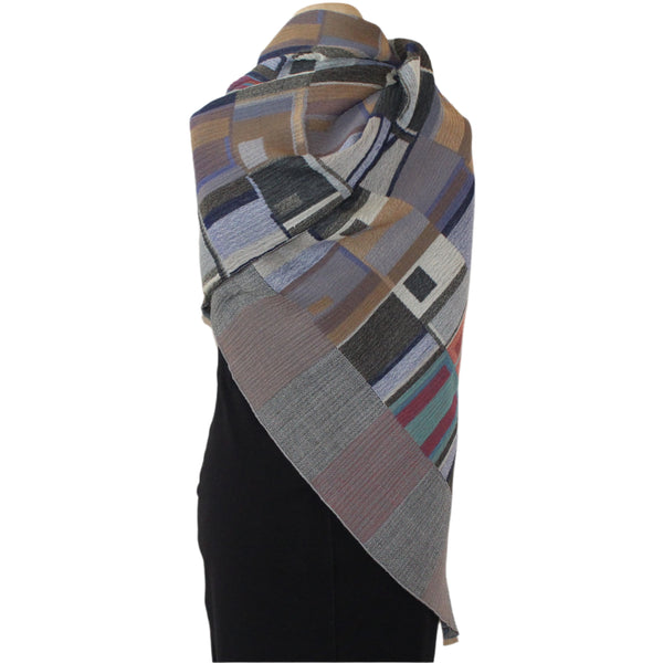 Nuno Shawl, Doorways, Blue Mix