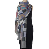 Nuno Shawl, Doorways, Blue Mix