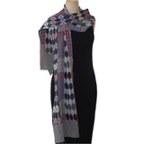Nuno Shawl, Half Size, Doorways, Blue Mix