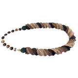 Ellen Sue Gordon Necklace, Black Coffee/Mocha Mix