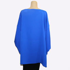 Constance West Kimono, Court Carriage, Cobalt