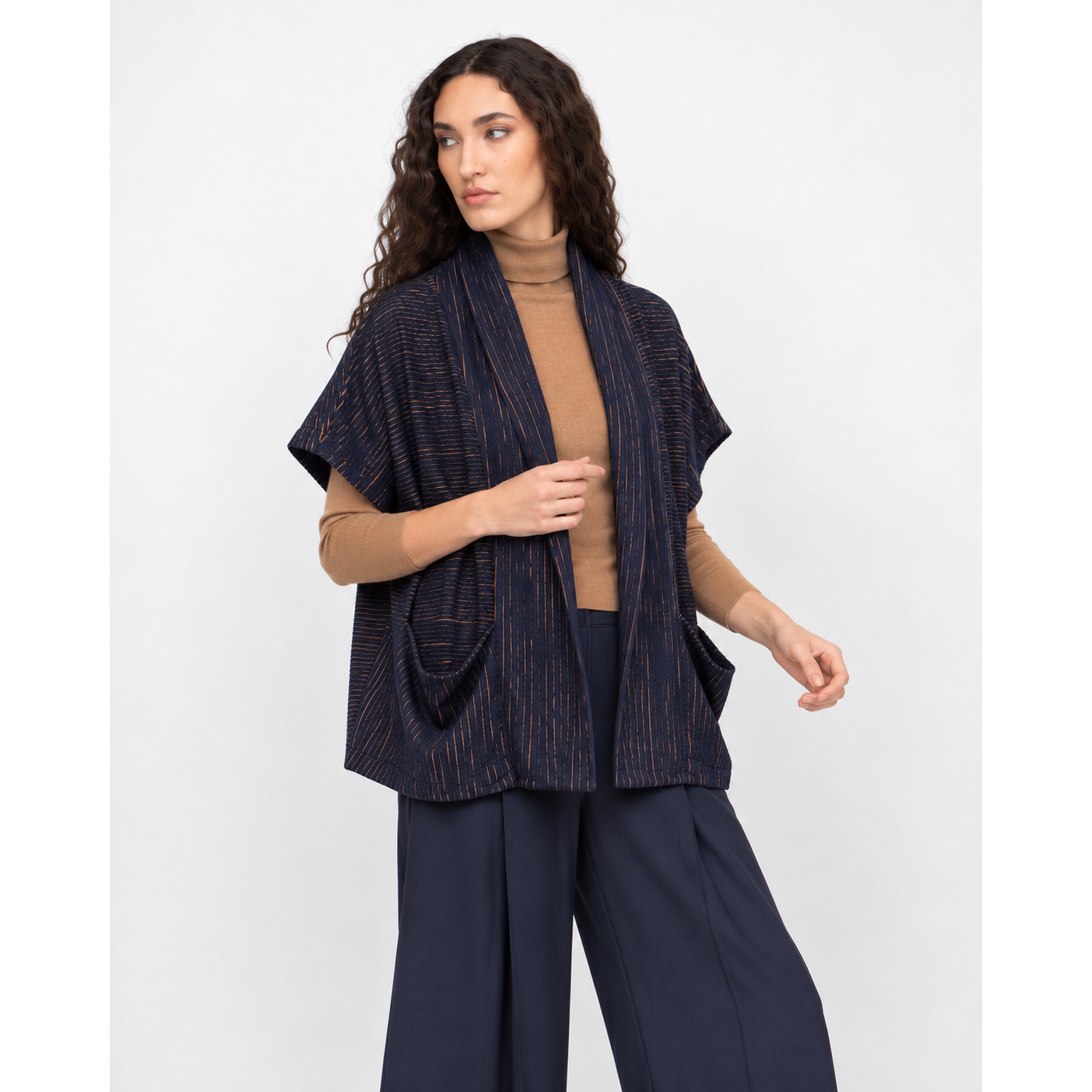 Ozai N Ku Jacket, Navy/Gold M/L & L/XL