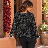 Pier Antonio Gaspari Sweater, Black/White M & L
