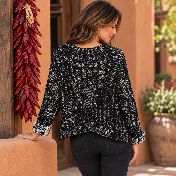 Pier Antonio Gaspari Sweater, Black/White M & L