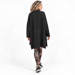 Pier Antonio Gaspari Tunic, Long, Black, S/M