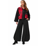 Mara Gibbucci Jacket, Short, Black/Red L/XL