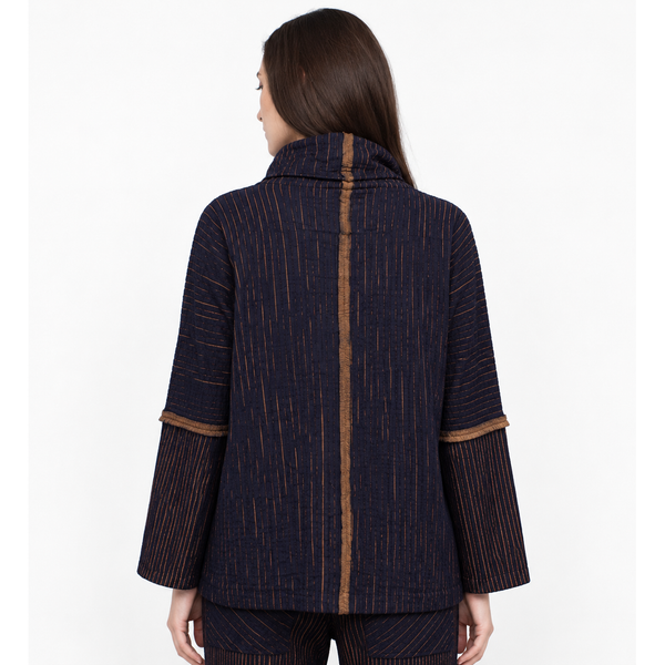 Ozai N Ku Pullover, Navy/Gold S/M & L/XL