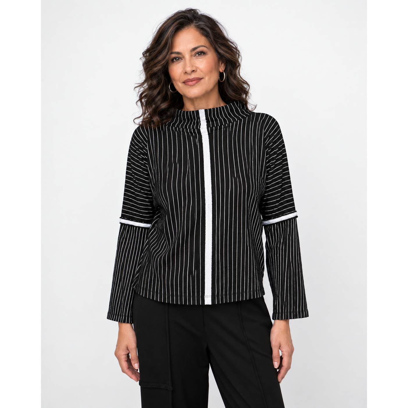 Ozai N Ku Pullover, Black/White S, M & L