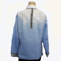 Deborah Cross Shirt, Dart, Blue/White, XS
